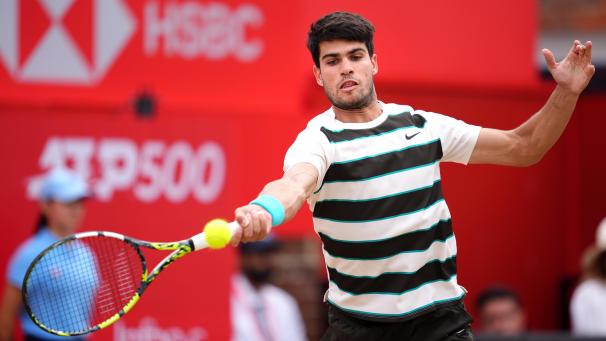 <p>Carlos Alcaraz befindet sich vor Wimbledon in Topform.</p>