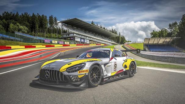 <p>Der 24h-Mercedes des belgischen Teams Boutsen-VDS im Retro-Look von 2015.</p>