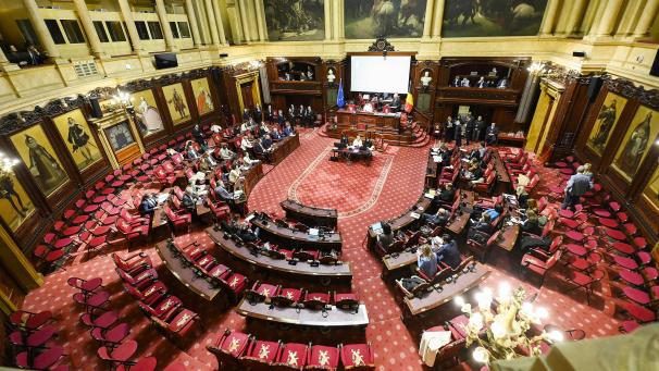 <p>Blick in den Senat: Diese Institution soll 2029 endgültig abgeschafft werden.</p>