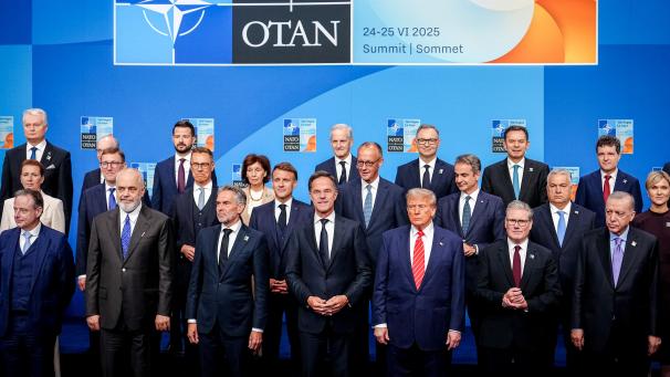 <p>Die 32 Staats- und Regierungschefs der Nato-Staaten treffen sich hier zu einem zweitägigen Gipfel.</p>