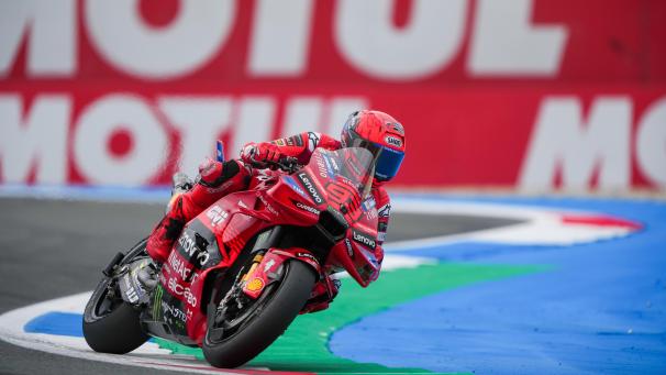 <p>Am Sonntag kann Marc Márquez im Hauptrennen seinem 68. Sieg in der Königsklasse holen.</p>
