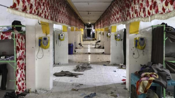 <p>Archivfoto des Evin-Gefängnisses nach einem Großbrand im Oktober 2022.</p>