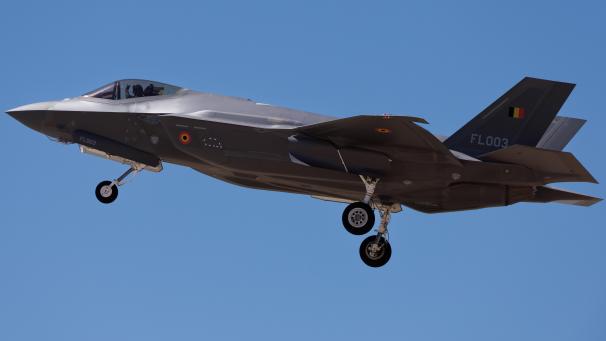 <p>Eine von den 34 F-35-Kampfflugzeugen, die Belgien bereits bestellt hat.</p>