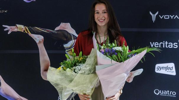 <p>Nina Derwael blickte am Mittwoch auf ihre Karriere zurück.</p>