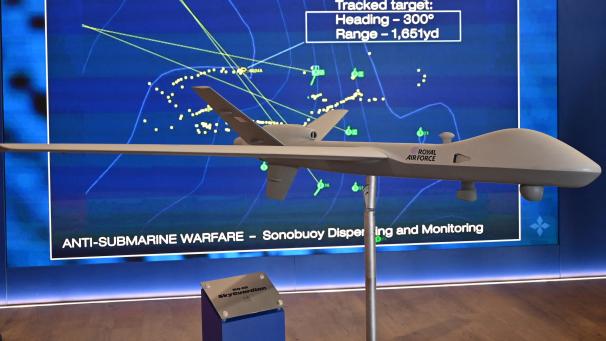 <p>Die erste SkyGuardian-Drohne für Belgien wird im August erwartet.</p>
