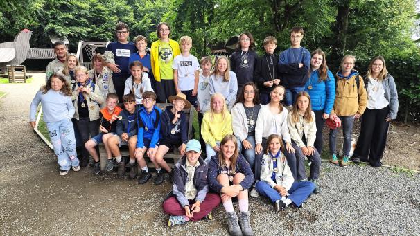 <p>23 Kinder und sechs Leiter bilden das Jugendcamp des Naturparks.</p>