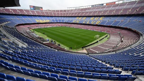 <p>Das berühmte Stadion Camp Nou im Jahr 2022</p>