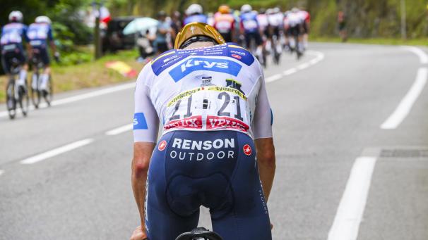 <p>Die letzte Tour-Etappe in den Pyrenäen ist zu schwer für Remco Evenepoel. Der Doppel-Olympiasieger aus Belgien gibt auf.</p>