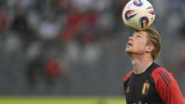 <p>Kevin De Bruyne im Trikot der belgischen Nationalelf</p>