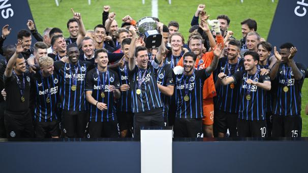 <p>Geschafft: Club Brügge sichert sich den Super Cup</p>
