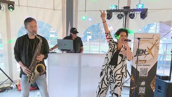 <p>Jen-X sorgte beim Bütgenbacher Sommerfest für Stimmung.</p>