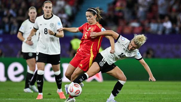 <p>Aitana Bonmatí schoss Spanien ins Endspiel.</p>