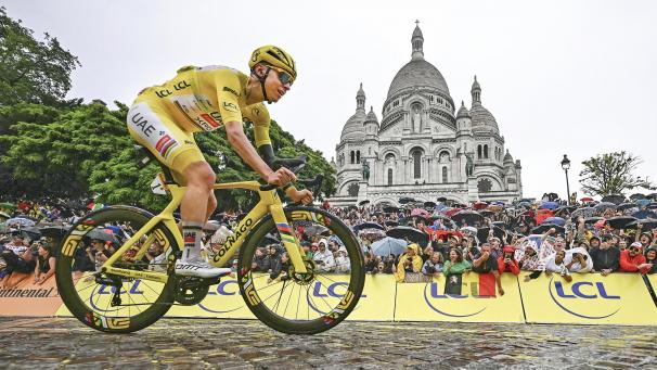 <p>Tadej Pogacar gewann am Sonntag zum bereits vierten Mal die Tour de France.</p>