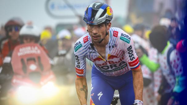 <p>Primoz Roglic in Aktion</p>
