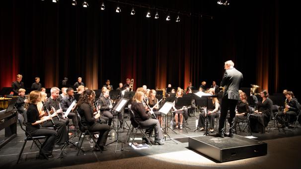 <p>Rund 50 Musikerinnen und Musiker präsentierten im Triangel die Früchte ihrer Arbeit.</p>