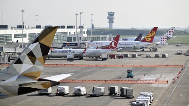 <p>Ein Blick auf den Landesflughafen in Zaventem</p>