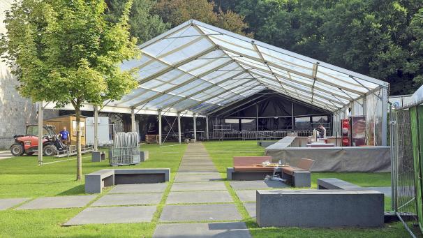 <p>Die Hauptbühne wird wieder im Abteipark aufgebaut.</p>