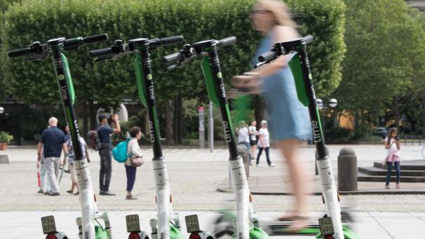 <p>E-Trottinetten führen immer häufiger zu Unfällen.</p>