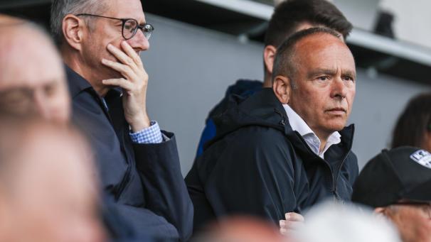 <p>Christoph Henkel, Generaldirektor der AS Eupen, freut auch die Entwicklung mehrerer junger Spieler.</p>