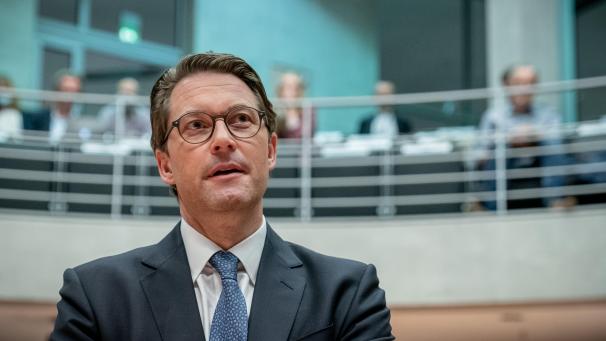 <p>Andreas Scheuer (CSU), damals Bundesminister für Verkehr und digitale Infrastruktur, kommt als Zeuge zum Maut-Untersuchungsausschuss des Bundestags.</p>