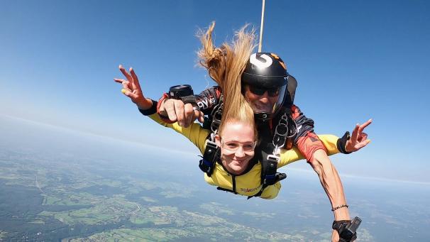 <p>Skydive Spa hebt ab: Rekordandrang dank Traumwetter.</p>