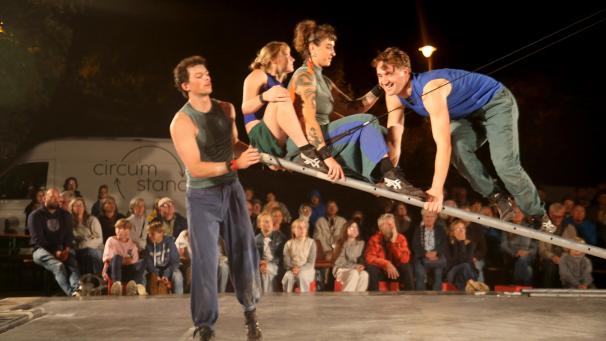 <p>Mit waghalsigen Würfen boten Circumstances ein atemberaubendes Finale.</p>
