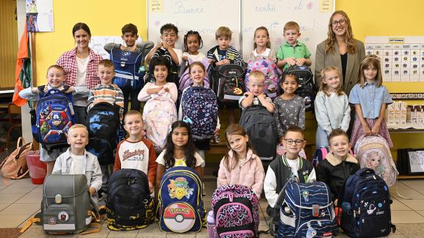 <p>Die Gemeindeschule Kelmis empfängt ihre Schülerinnen und Schüler zum Start ins neue Schuljahr.</p>
