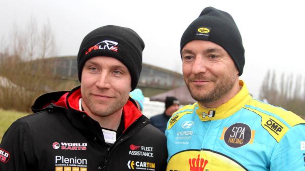 <p>Cédric Cherain (r.) und Niels Reynvoet.</p>