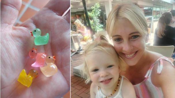 <p>Jenna Ledy versteckt leuchtende Enten in Eupen – und zaubert Kindern ein Lächeln ins Gesicht.</p>