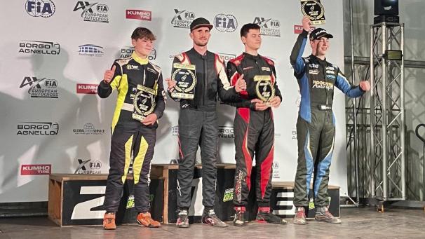<p>Jordan Genten schaffte es auf das Podium.</p>