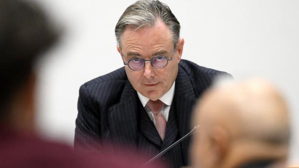 <p>Premier De Wever im Innenausschuss</p>