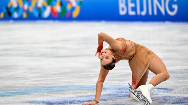 <p>Loena Hendrickx in Peking in Aktion</p>