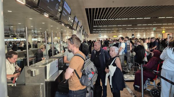<p>Am Wochenende herrschte bereits Chaos am Landesflughafen in Zaventem.</p>
