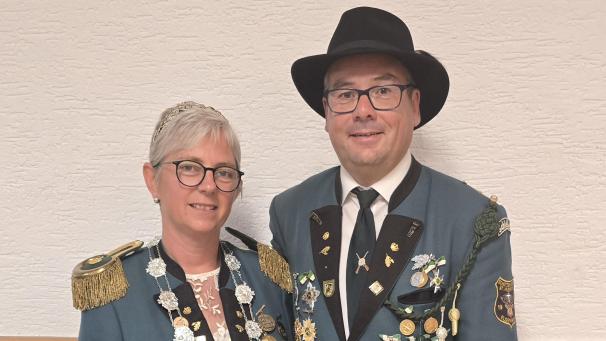 <p>Myriam und René Gehlen bilden das neue Bundeschützenkönigspaar.</p>