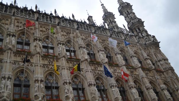 <p>Das Rathaus von Löwen</p>