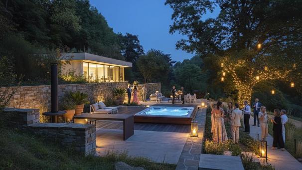 <p>Der Lake Pavillon ist das architektonische Highlight im Resort. Er kann als Ferienunterkunft oder Event-Location genutzt werden.</p>