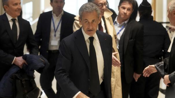 <p>Nicolas Sarkozy in Paris</p>