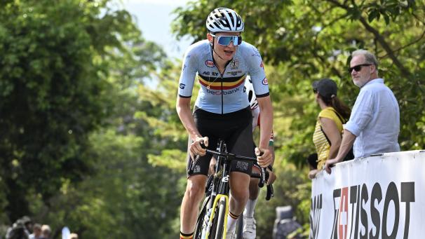 <p>„Manchmal muss man den Moment einfach mal genießen“, sagt Tim Rex (hier beim WM-Rennen in Kigali).</p>