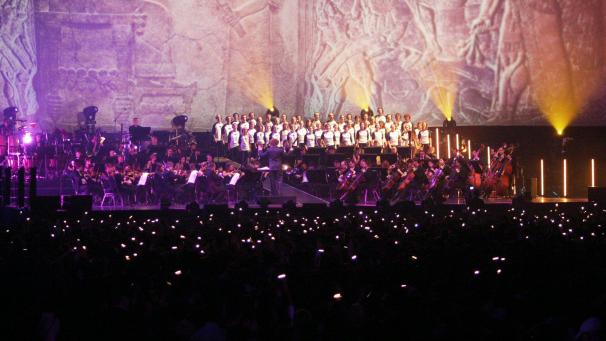 <p>Ein Schnappschussaus dem Jahr2018, aufgenommen im Antwerpener Sportpaleis: „Night of the Proms“ wird 40.</p>
