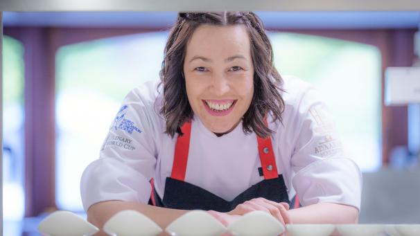<p>Francine Wickler führt das Gasthaus in fünfter Generation und hat es zu einem Restaurant mit Premium-Küche weiterentwickelt.</p>