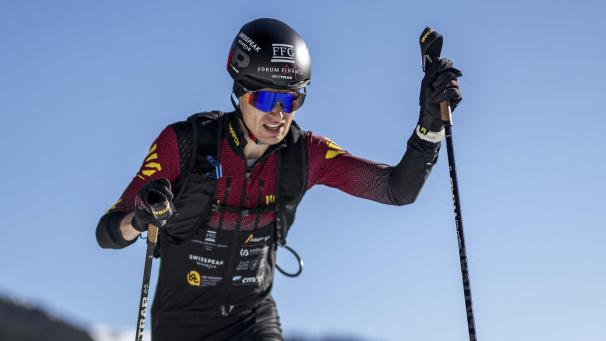 <p>Maximilien Drion darf auf den Einzug ins Finale der neuen olympischen Disziplin „Skibergsteigen“ hoffen.</p>