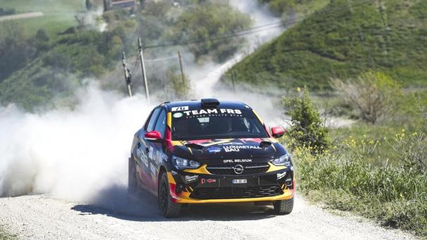 <p>Heindrichs-Schmitz bei der Schotter-Rallye in Italien.</p>