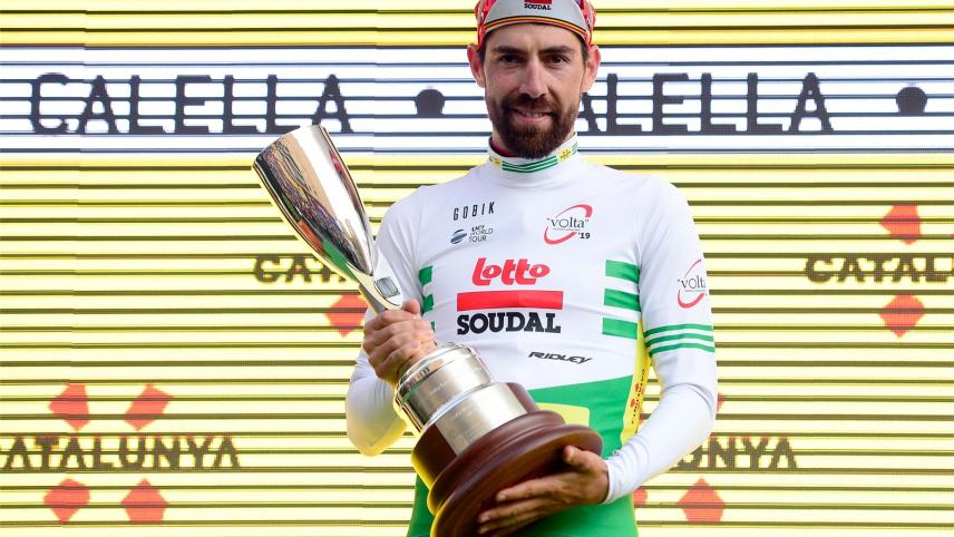 <p>Thomas De Gendt startet auch am Mittwoch zur dritten Etappe der der Katalonien-Rundfahrt im Weißen Trikot des Gesamtspitzenreiters.</p>