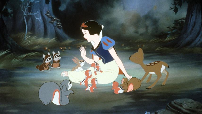 <p>Schneewittchen wirkt hilflos. Ihre einzige Rettung: Ein Prinz auf einem weißen Ross.</p>