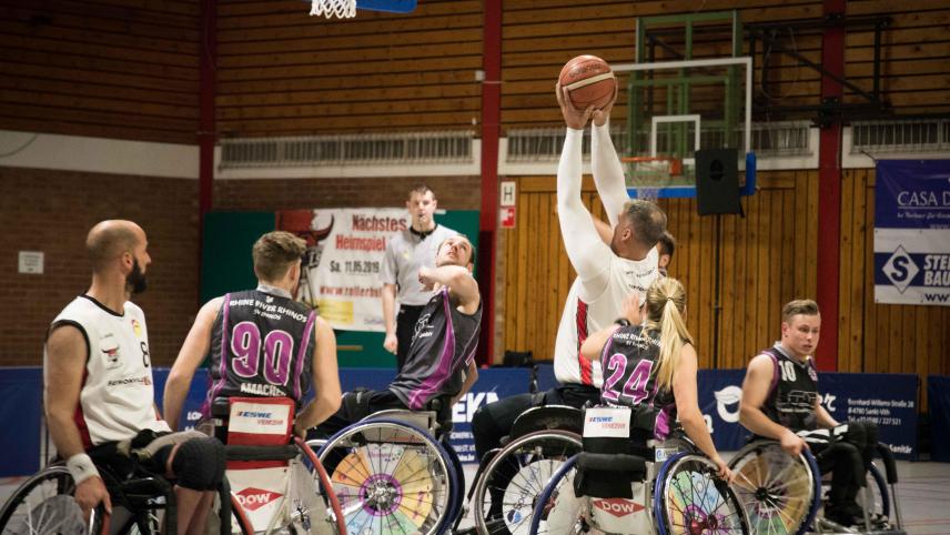 <p>Die Roller Bulls zeigten: „Wir haben einen Platz in der 1. Bundesliga.“</p>