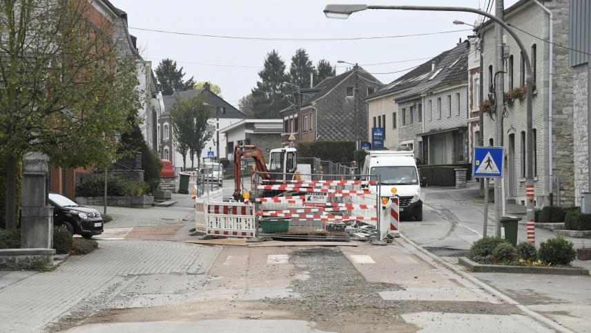 <p>Die Baustelle ist inzwischen am zentralen Kreuzungsbereich „Hauptstraße – Burgstraße – Eynattener Straße – Neustraße“ angekommen.</p>
