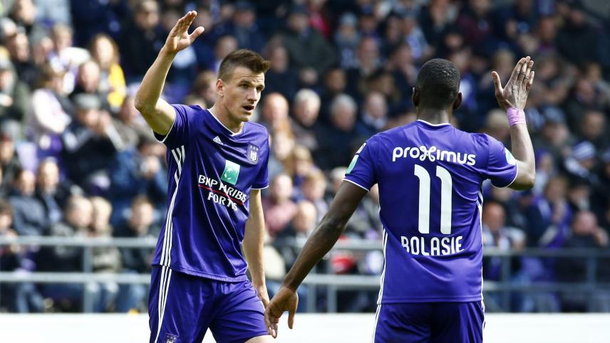 <p>Konnte zum 2:1 einnetzen: Anderlechts Stürmer Ivan Santini.</p>