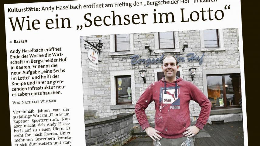 <p>Der GrenzEcho-Artikel vom 16. Januar. Andy Hasenbachs damaliger Optimismus hat sich nicht bestätigt.</p>
