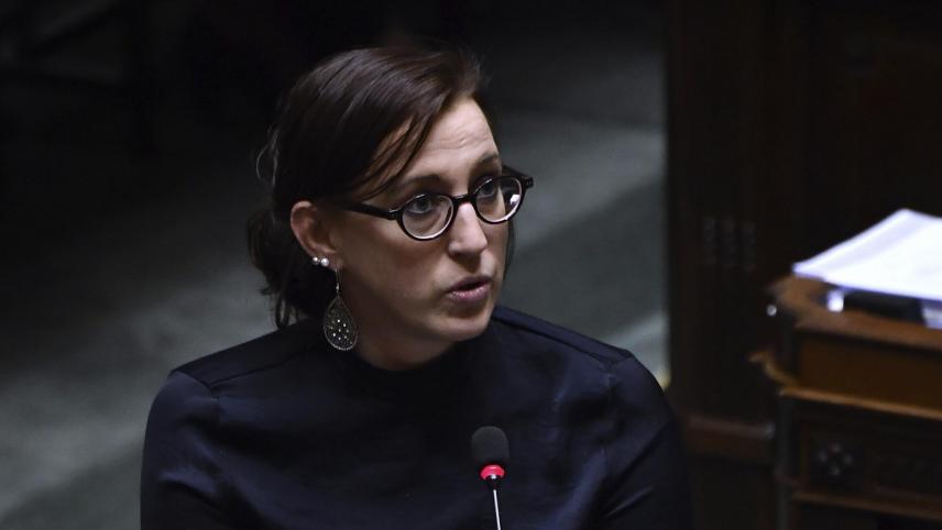 <p>Kattrin Jadin während einer Sitzung der Abgeordnetenkammer.</p>