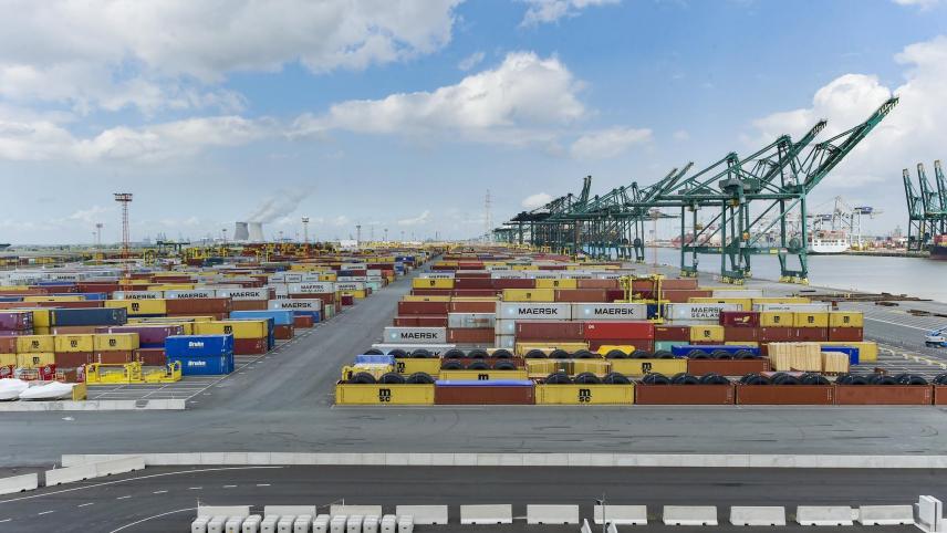 <p>Trotz Handelskrieg und Strafzöllen: Der florierende Welthandel beschert den belgischen Häfen Rekordergebnisse.</p>